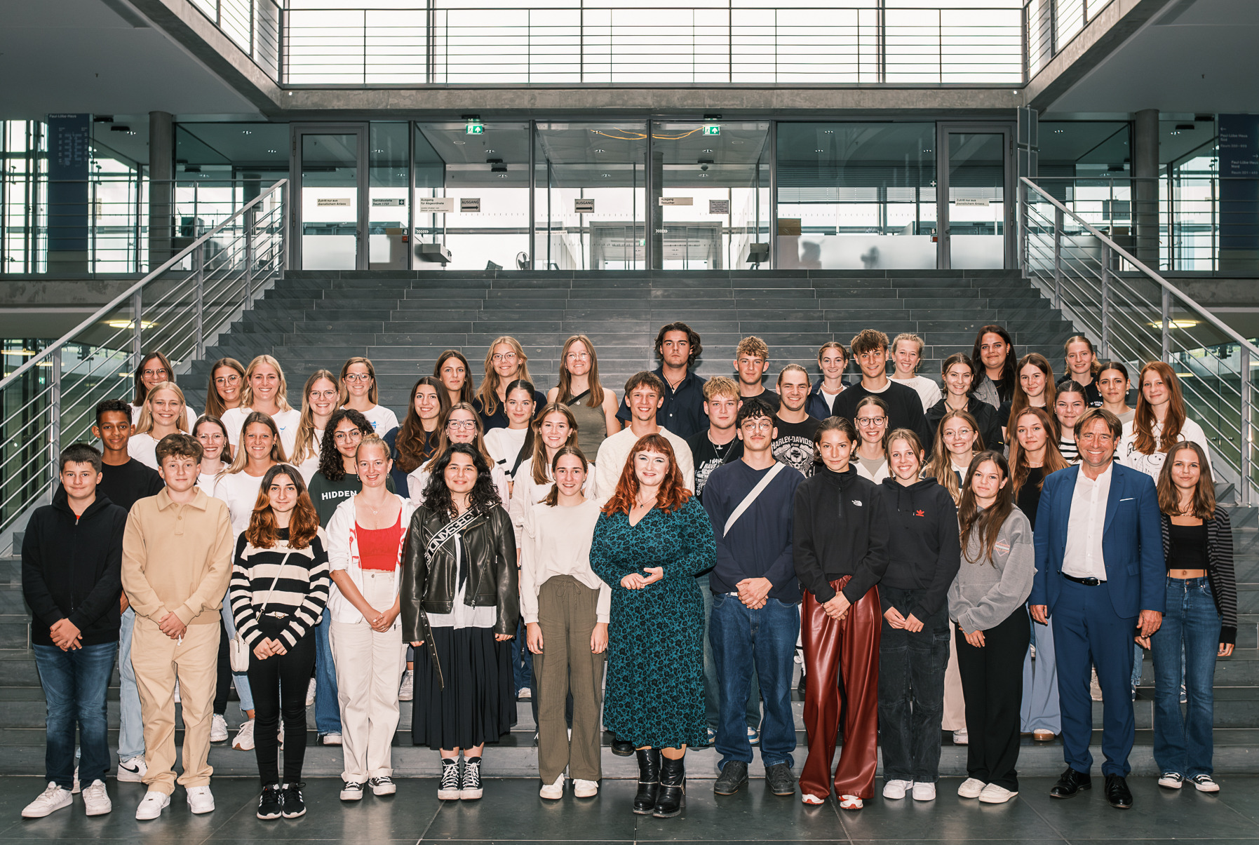 BPA-Fahrt im Bundestag mit Agnieszka Brugger